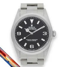 Rolex — Rolex Explorer I 14270 Stainless Steel Black Dial — Watch — resale