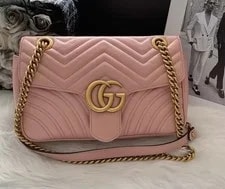 Gucci — Gucci GG Marmont Medium Chain — Handbag — resale