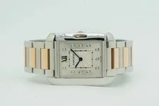 Cartier — Cartier Tank Anglaise WT100032 Silver Diamonds Dial 34.7X26.2mm Quartz Steel... — Watch — resale