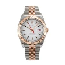 Rolex — Rolex Datejust Turn-O-Graph 36MM 116261 Jubilee Fluted Rose Gold Steel — Watch — resale
