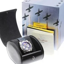Breitling — Breitling Chronomat 44 Patrouille DE France AB0110 44mm SS Navy #C5059 — Watch — resale