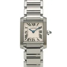 Cartier — Cartier Tank W51008Q3 ( 2384) 18mm Stainless Steel Silver #WW7196 — Watch — resale