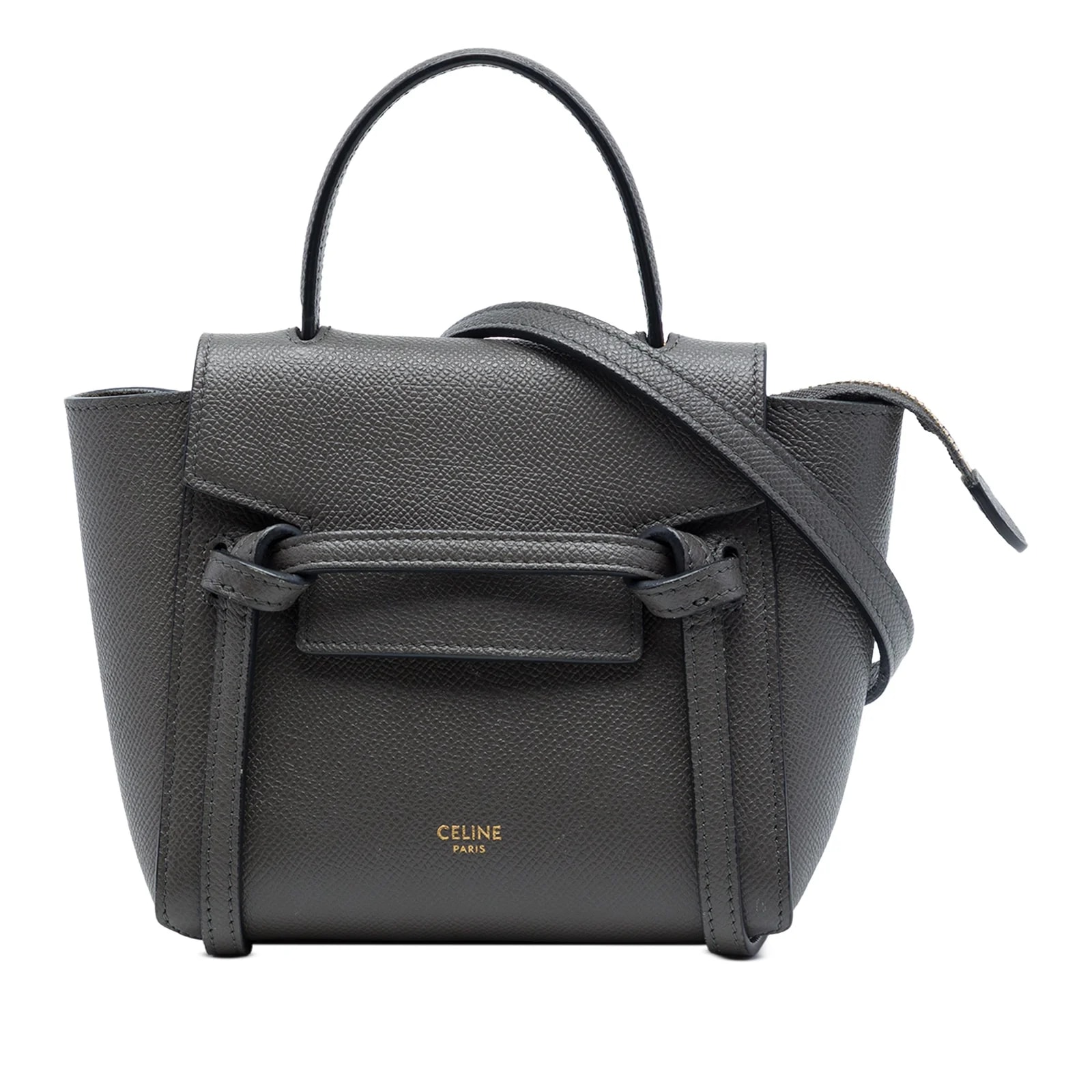 Celine — Pico Grained Belt Bag — Handbag — resale