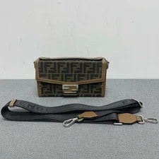 Fendi — Fendi Baguette Soft Trunk Box Crossbody SHW — Handbag — resale