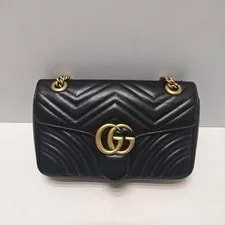 Gucci — Gucci GG Marmont Small Matelassé ' - Excellent #1E25TYC — Handbag — resale