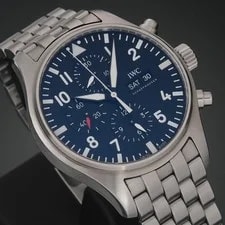IWC — IWC Pilot's Chronograph 43mm IW377710 Automatic Steel — Watch — resale