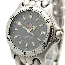 Tag Heuer — Tag Heuer Professional WG1213-K0 Quartz SS Analog 200M From Japan — Watch — resale