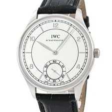 IWC — IWC Portugieser IW544505 Platinum 44mm Silver Dial Mechanical (Manual) #HDW113 — Watch — resale
