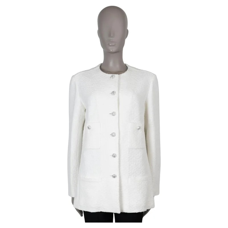 Chanel — Chanel Cotton 23S Collarless Jacket — Clothing — resale