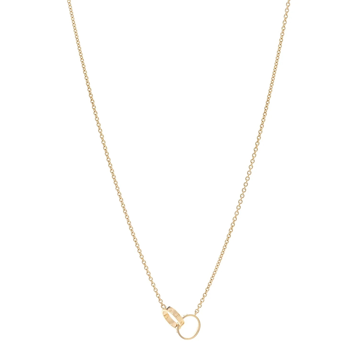 Cartier — 18K Yellow Gold Interlocking Love — Jewelry — resale