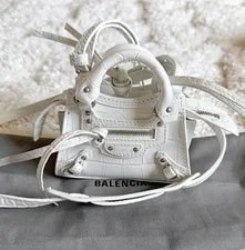 Balenciaga — Balenciaga Nano Mini Embossed City Crossbody — Handbag — resale