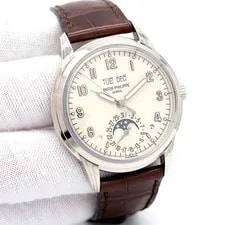 Patek Philippe — Patek Philippe 5320G Perpetual Calendar Automatic 18K White Gold With Ivory Dial — Watch — resale