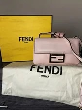 Fendi — Fendi Baguette Mini Crossbody Logo — Handbag — resale