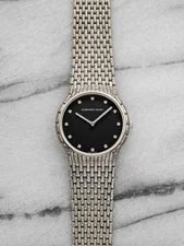 Audemars Piguet — 1980s Audemars Piguet Round Cobra 18K WG Blue Diamond Dial Manual 31 Mm — Watch — resale