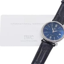 IWC — IWC Portofino 37 IW458111 37mm SS Navy Dial Automatic Date #C3593 — Watch — resale