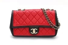 Chanel — Chanel Matelass Bi Color Flap W Chain Calf 2300 — Handbag — resale