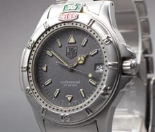Tag Heuer — TAG Heuer Professional WF1111-K0 Gray Dial Silver 38mm — Watch — resale
