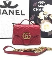 Gucci — Gucci GG Marmont Matelassé Top‑Handle — Handbag — resale