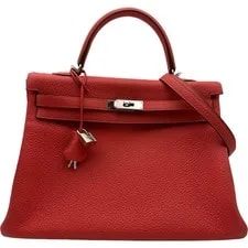 Hermès — Hermes Kelly 35 Jaipur Hardware Dust Strap #OK356 — Handbag — resale