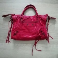 Balenciaga — Balenciaga LE City Small Framboise Crossbody — Handbag — resale