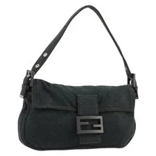 Fendi — Fendi Mamma Baguette Cotton Auth 175848 — Handbag — resale