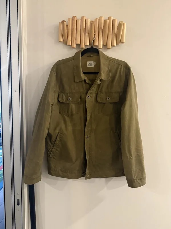 Flitn and Tinder Waxed Trucker Jacket — Clothing — resale