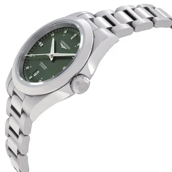 Longines — Conquest Automatic Diamond Green Dial L3.320.4.07.6 — Watch — resale
