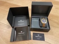 Tag Heuer — Tag Heuer Aquaracer Date Combi Color 18K Gold — Watch — resale
