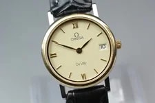 Omega — 1991 Near Omega de Ville Cal.1379 596.2379 Roman Qz — Watch — resale