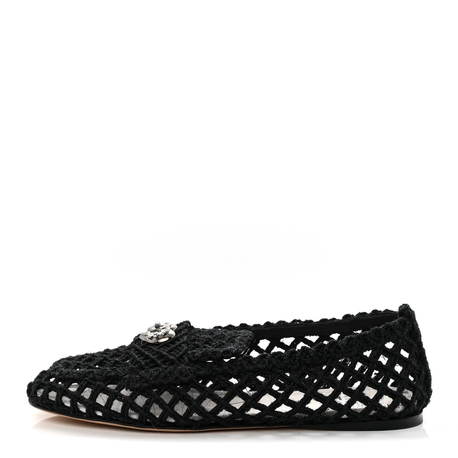 Chanel — Cord Braided CC Mocassin 38.5 — Designer Shoe — resale
