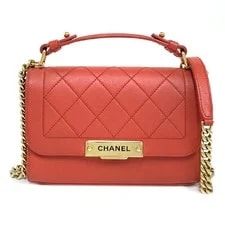 Chanel — Chanel Matelass Top Handle Flap Small A93701 Label Click Chain — Handbag — resale