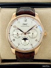 IWC — 2025 IWC Portugieser Perpetual Calendar 42.4mm IW344202 Rose Gold Silver Dial — Watch — resale