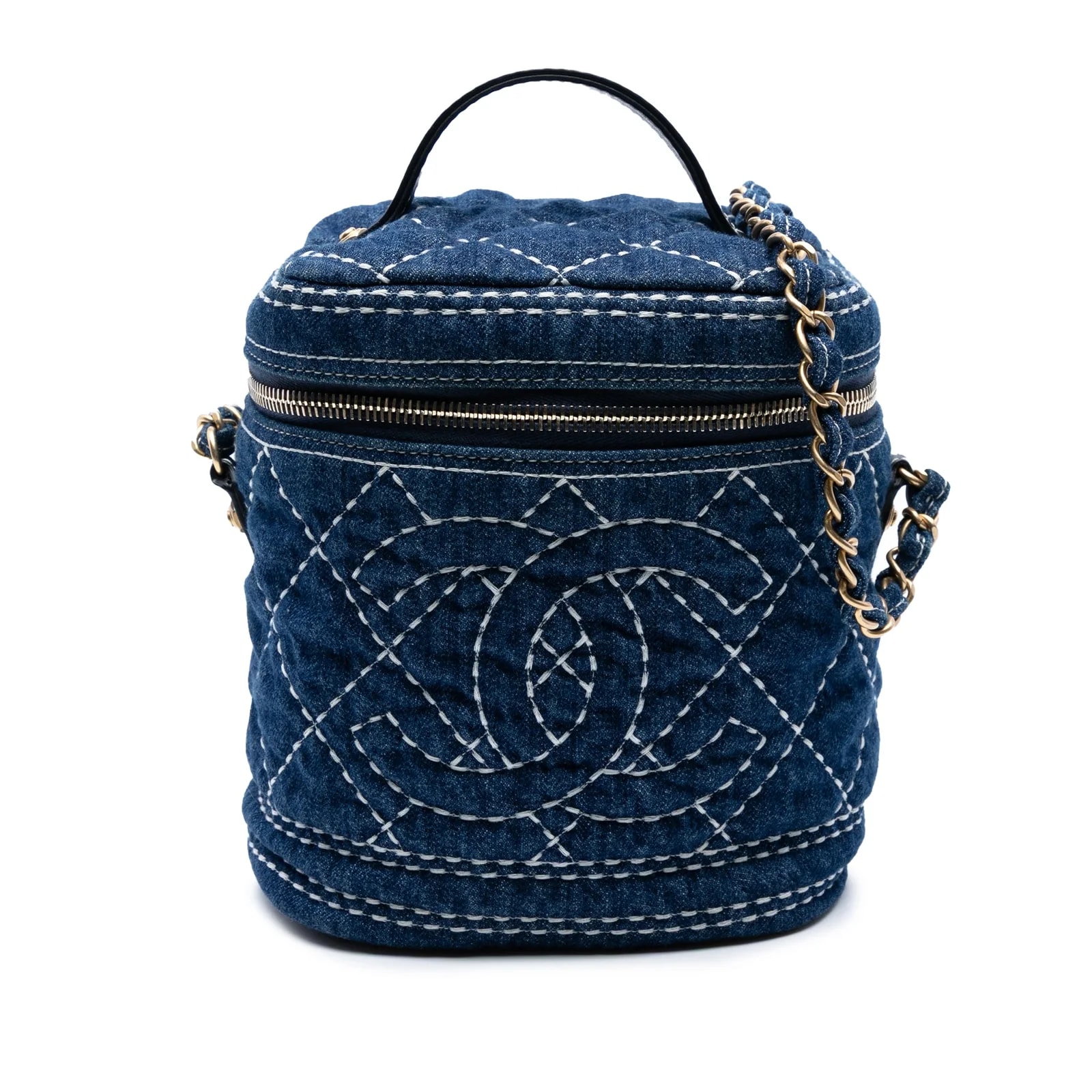 Chanel — CC Trip Vanity Case With Chain — Handbag — resale