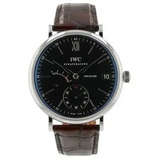 IWC — IWC Portifino Black Dial Stainless Steel 45mm Manual Wind ’S IW510102 — Watch — resale