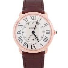 Cartier — Cartier Ronde Louis Rose Gold 40mm Silver Dial Ref# W6801005 — Watch — resale