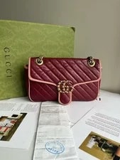 Gucci — Gucci Trim Marmont Chain — Handbag — resale