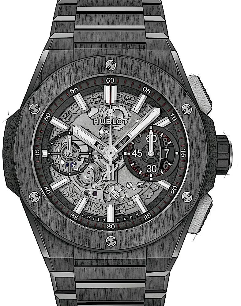 Worldofluxuryus — Hublot Big Bang Integral Black Magic Ceramic ’s — Watch — resale