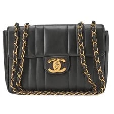 Chanel — Chanel Mademoiselle 30cm Single Flap Chain Hard — Handbag — resale