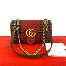 Gucci — Gucci GG Marmont Logo Metal 86601 — Handbag — resale