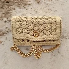 Bottega Veneta — Bottega Veneta Chain Summer Braided — Handbag — resale