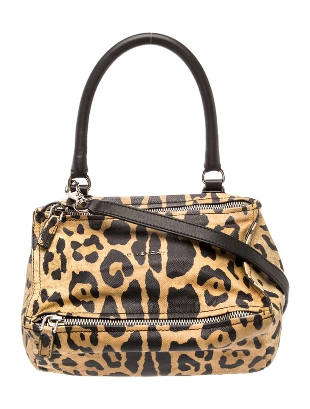 Givenchy — Small Leopard-Print Pandora Small — Handbag — resale