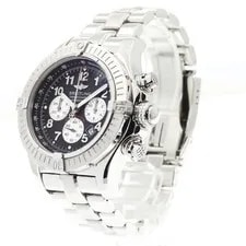 Breitling — Breitling Avenger 69 A69360 44mm SS Black Dial Quartz Chronograph Date #C198 — Watch — resale