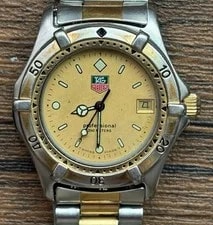 Tag Heuer — TAG Heuer 2000 Series 964.013 Professional Quartz Gold & Steel From Japan — Watch — resale