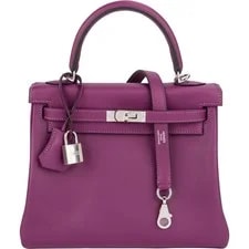 Hermès — Hermès Anemone Kelly Palladium 25 Sellier — Handbag — resale