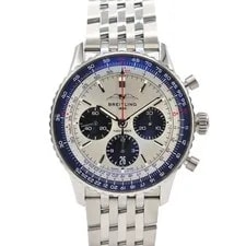 Breitling — Breitling Navitimer B01 AB0138241G1A1 43mm Stainless Steel Silver Dial #KN219 — Watch — resale