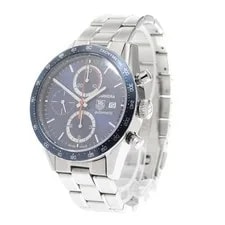 Tag Heuer — TAG Heuer Carrera CV2015 41mm SS Automatic Chronograph Navy Dial Date #C357 — Watch — resale