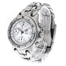 TAG Heuer — TAG Heuer SEL CG2110-R0 39mm SS White Dial Automatic Chronograph Date #C727 — Watch — resale