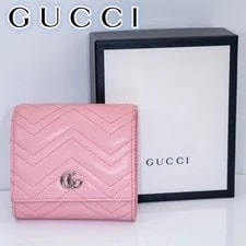 Gucci — Gucci GG Marmont Bifold Wallet Double G — Handbag — resale