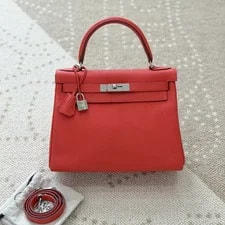 Hermès — Auth Hermès Kelly 28 Casaque Palladium — Handbag — resale