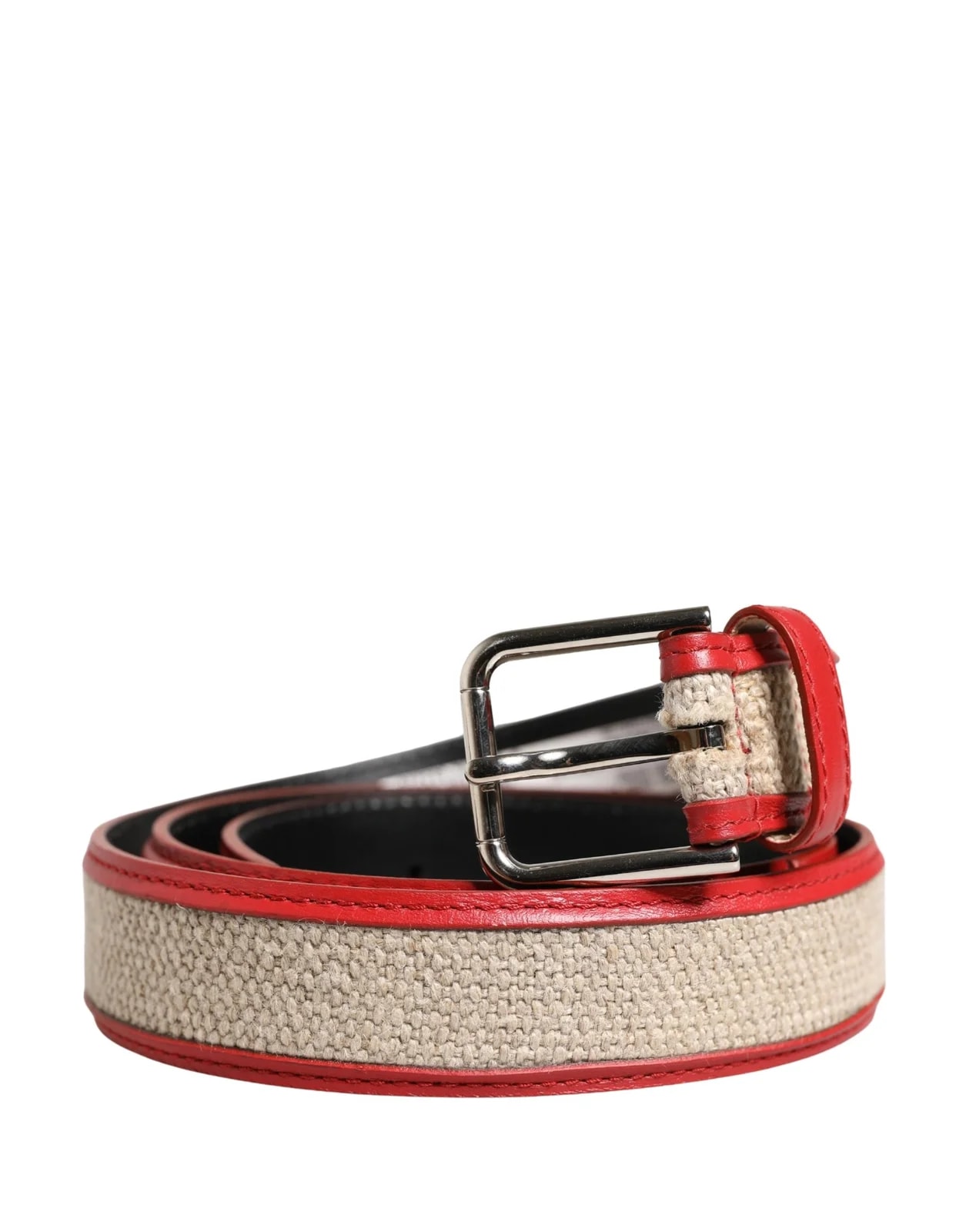 Dolce & Gabbana — Dolce & Gabbana Woven Metal Buckle Belt — Accessories — resale